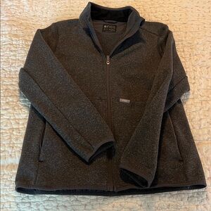 Figs on shift sweater knit jacket